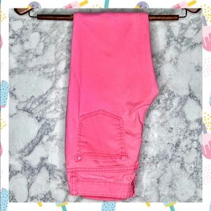 Squeeze Girls Y2K Neon Pink Stretch Skinny Jeans Size 14